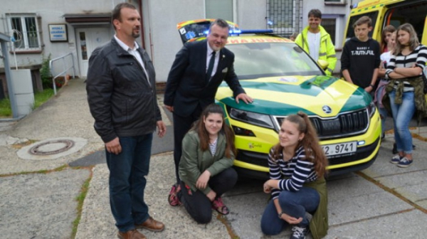 ​Sokolovští žáci pojmenovali první záchranářský vůz