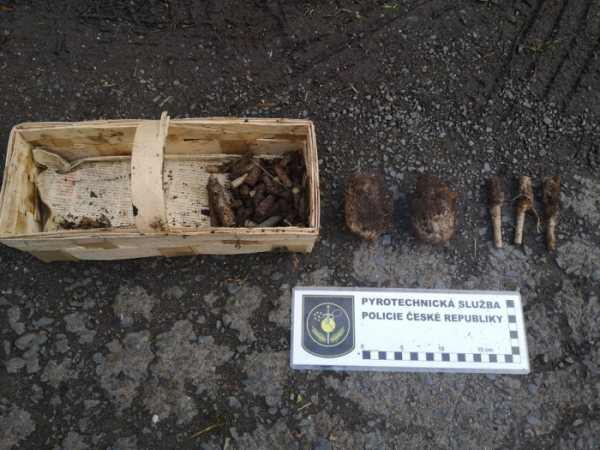 Během výkopových prací na pozemku domu ve Žluticích byla nalezena munice