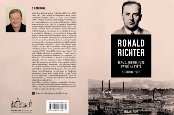 V Sokolově pokřtili knihu o Ronaldu Richterovi a prvních pokusech s termojadernou fúzí na světě