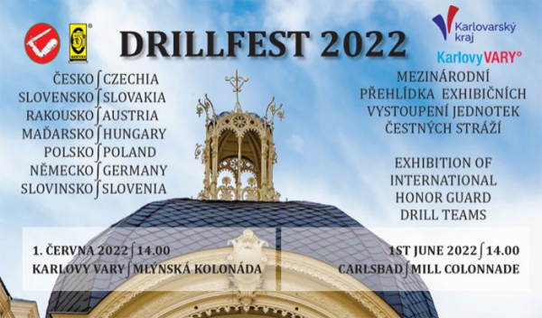 Drillfest 2022 zavítá do Karlových Varů. Přinese exhibiční vystoupení jednotek čestných stráží